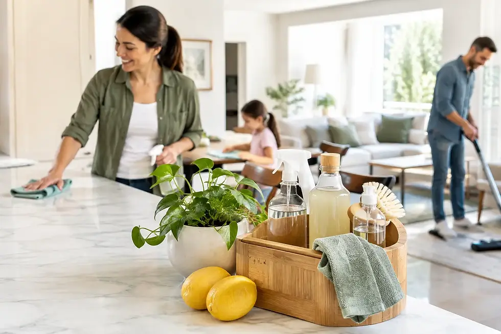 Eco Safe Home Cleaning Guide for Busy Families