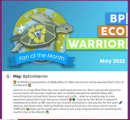 I was on Blue Peter!