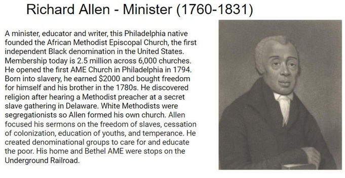 05.21.2021 | RICHARD ALLEN (1760 - 1831)