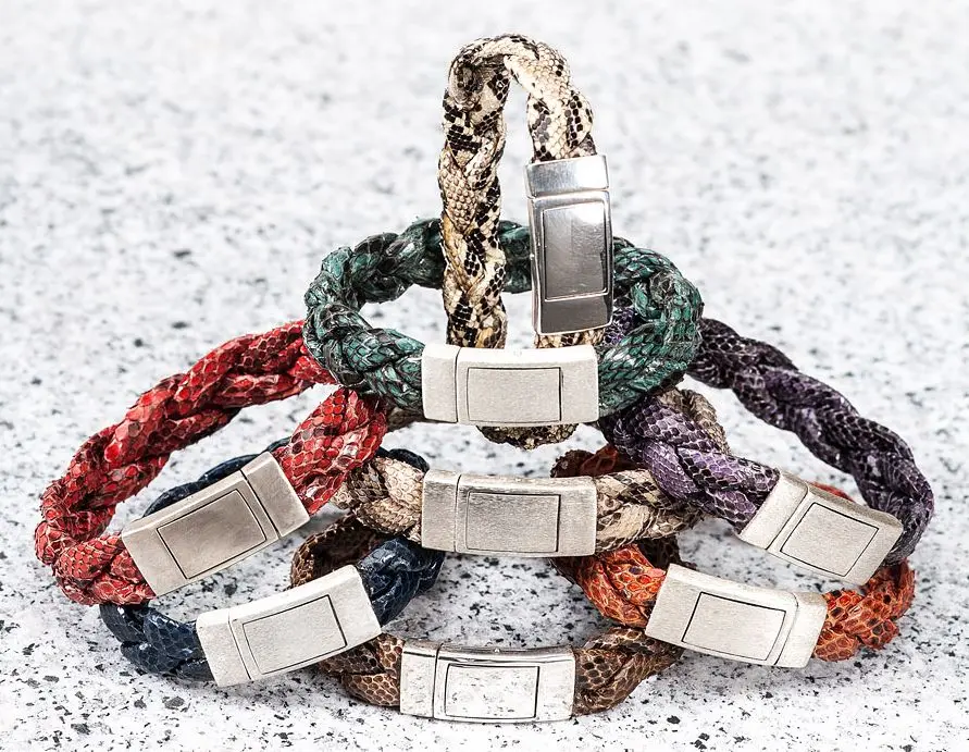 Schlangellederarmbänder