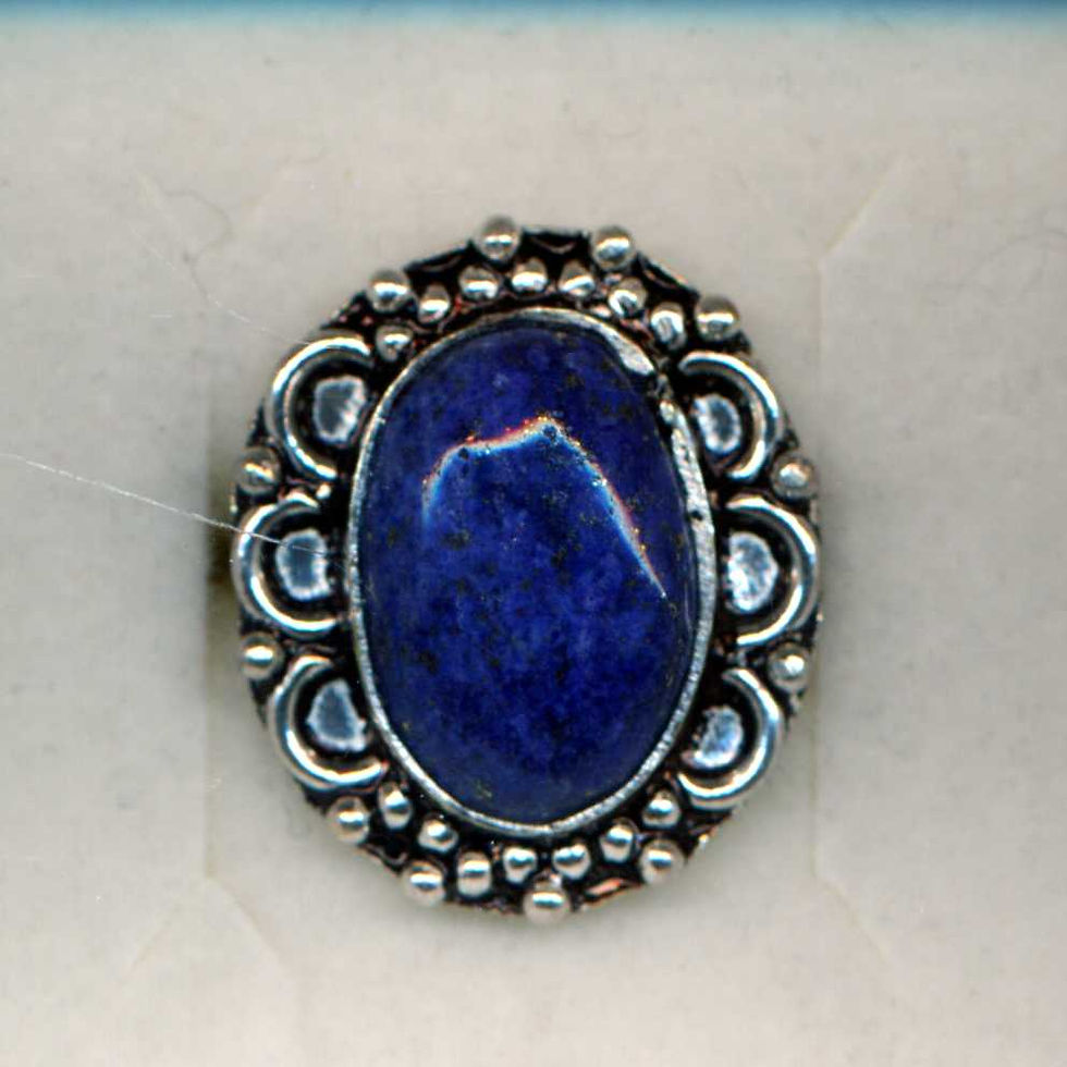 Miniaturbild: Ringe, 925 Sterlingsilber mit Lapis Lazuli