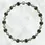 Miniaturbild: Kette14 mm facettierter Peridot mit 10mm Zuchtperlen in 925 Sterlingsilber gearbeitet Länge 47cm
