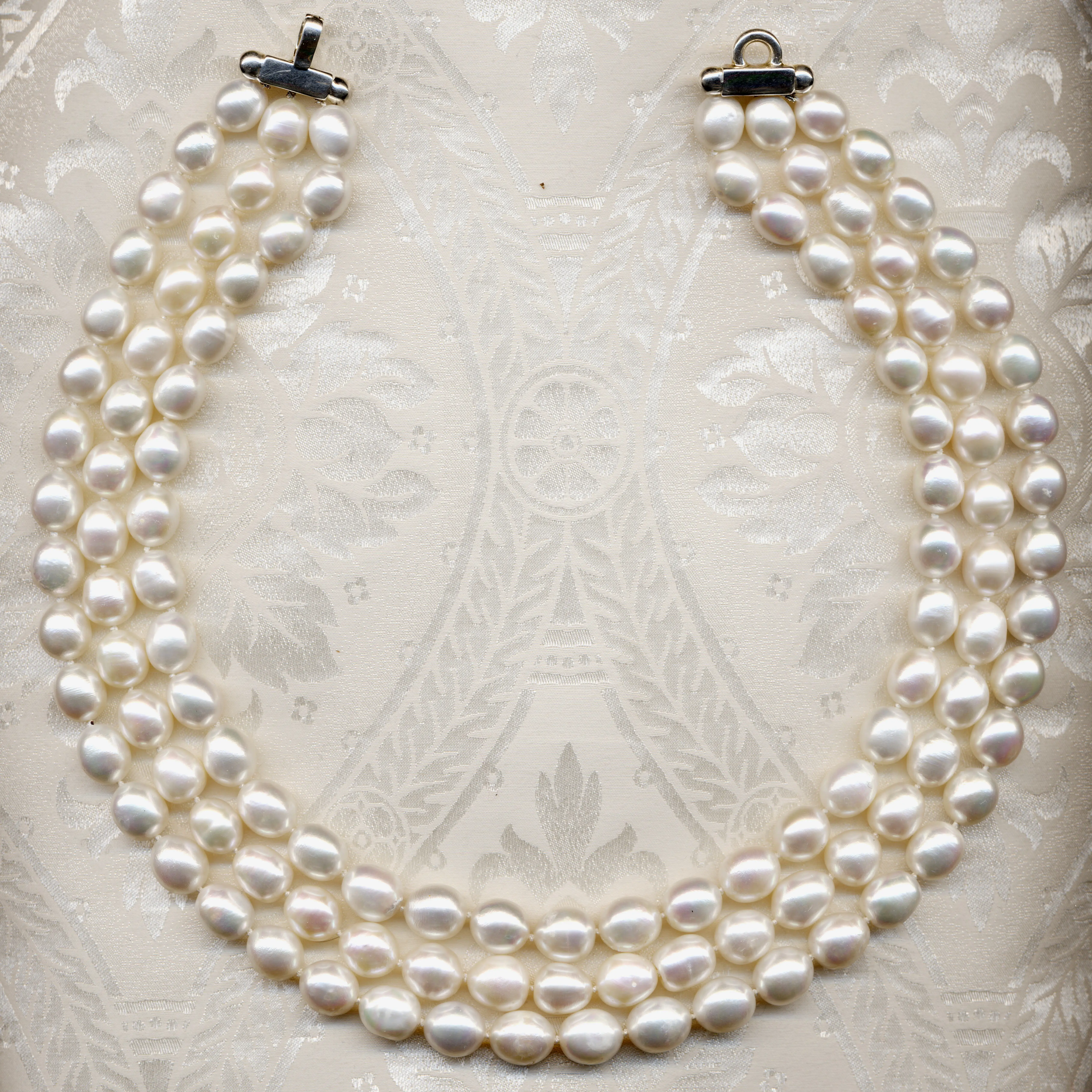 3 reihige Perlencollier