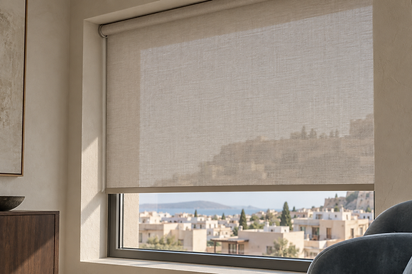 Ρόλερ σκίασης σε παράθυρο
