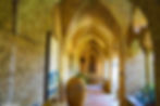 Cloisters and Crypts at Villa Cimbrone. Ravello One Day Itinerary on the Italian Amalfi Coast.