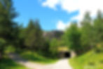 Bike Path Tunnel by Artist's Bluff | Franconia Notch Recreation Path | White Mountain National Forest | New Hampshire