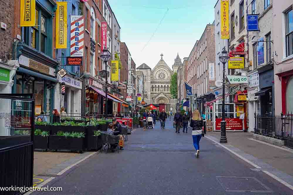 Grafton Street Pedestrian Zone on a Dublin Free Walking Tour | Ireland Travel