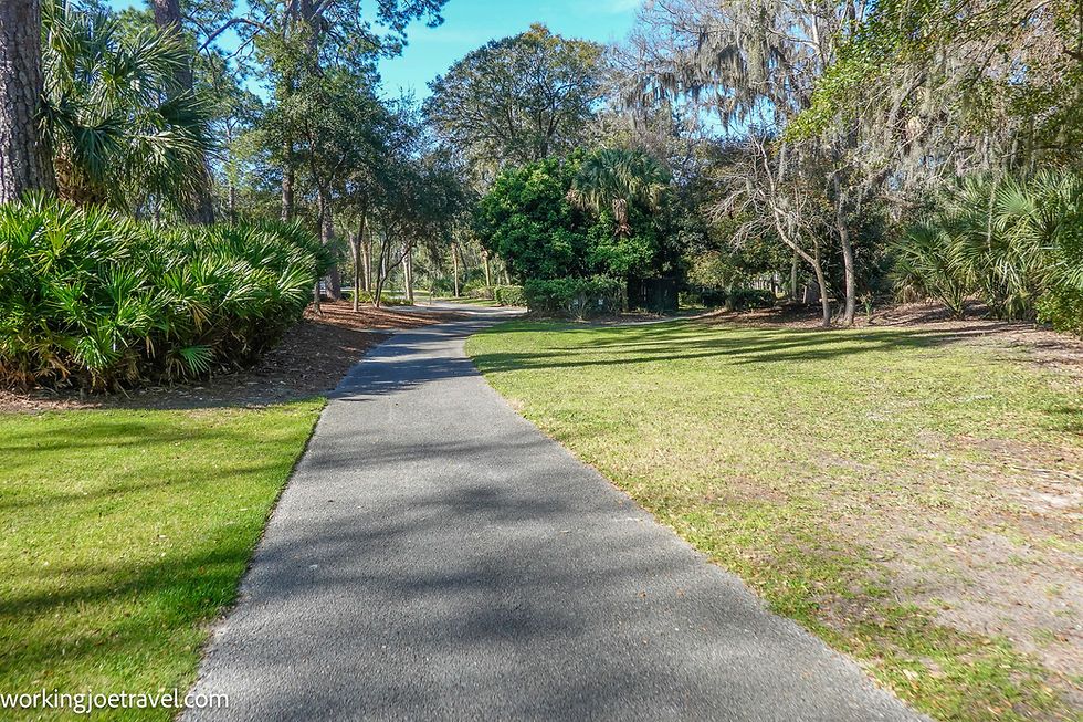 Paved Bike Path on Hilton Head Island