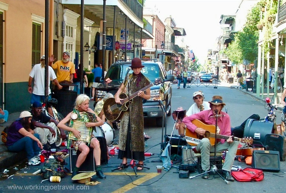 Band on Royal Street, New Orleans, Louisiana