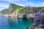 Swimmers in Byron's Grotto | Things to See in Portovenere Italy by the Mediterranean Sea