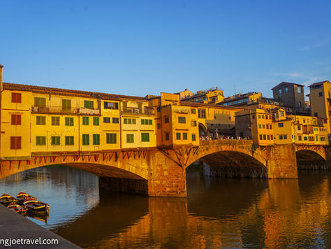 Ponte Vecchio Bridge at Sunset | Florence Italy Guide