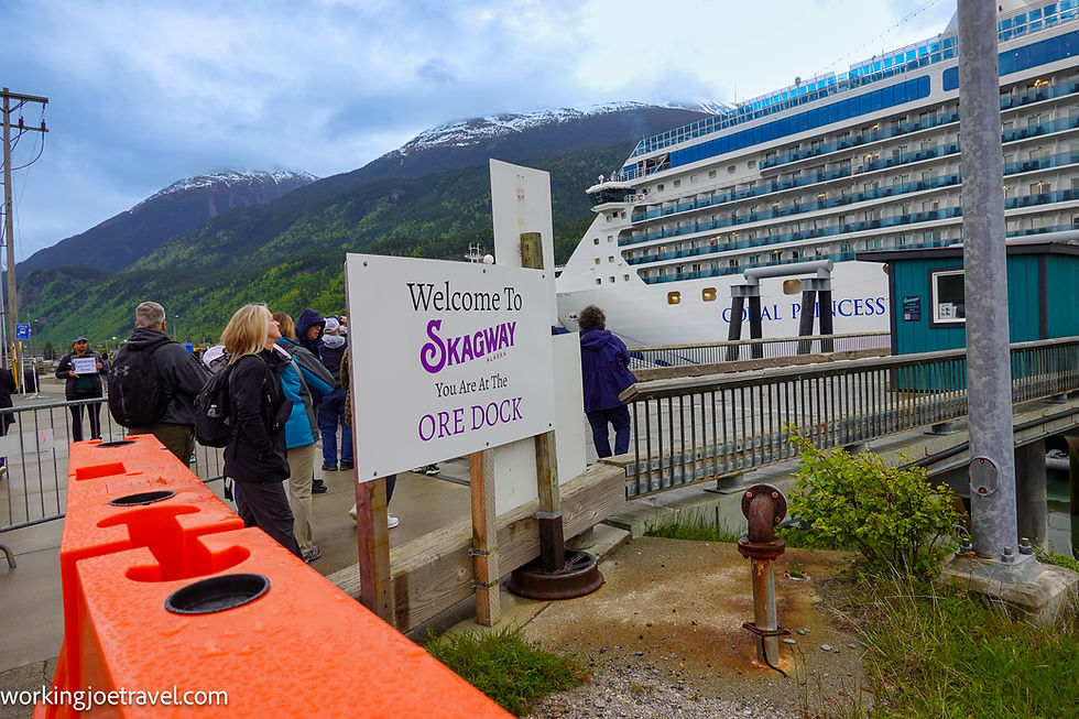 Ore Dock in Skagway Alaska