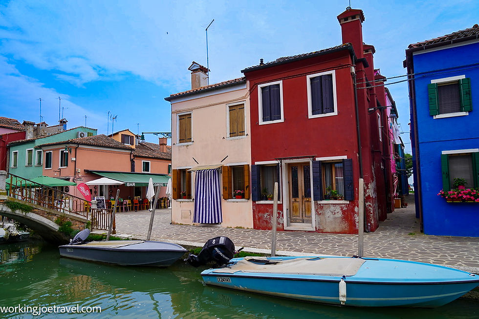 Stone Alleys & Streets of Burano Italy in the Venetian Islands