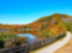 Franconia Notch Recreation Path & Echo Lake Beach | New Hampshire Scenic Byways | New England