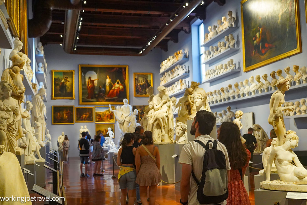 Gipsoteca Bartolini Hall in Galleria dell Accademia | Top Things to Do in Florence Italy