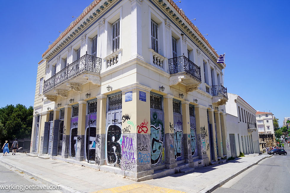 Grafitti in Athens, Greece