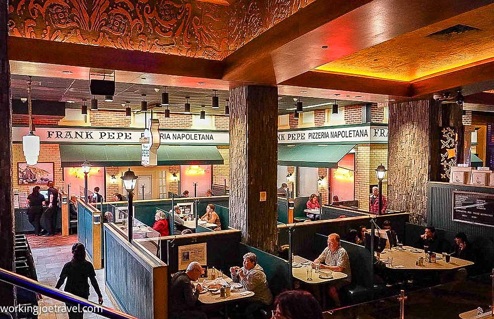 Mohegan sun restaurants and shops