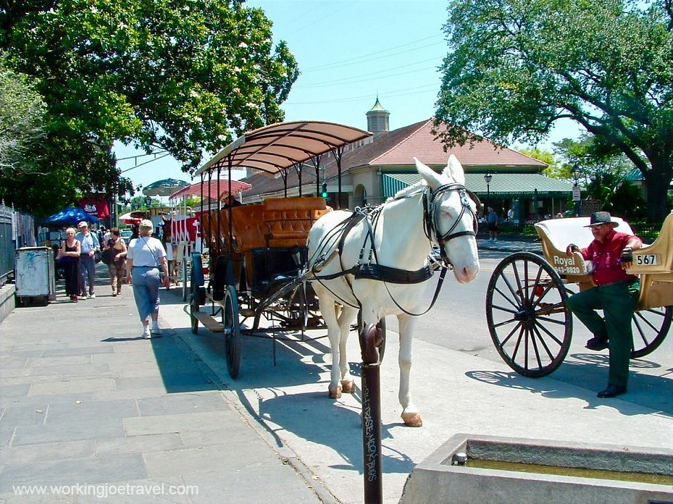 Outside the French Market, New Orleans