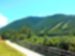 Riding by the Cannon Mountain Gondolas | Franconia Notch Bike Path | White Mountain National Park, New Hampshire