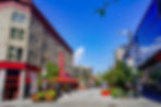 Rue Saint Catherine with access to the Montreal Underground City