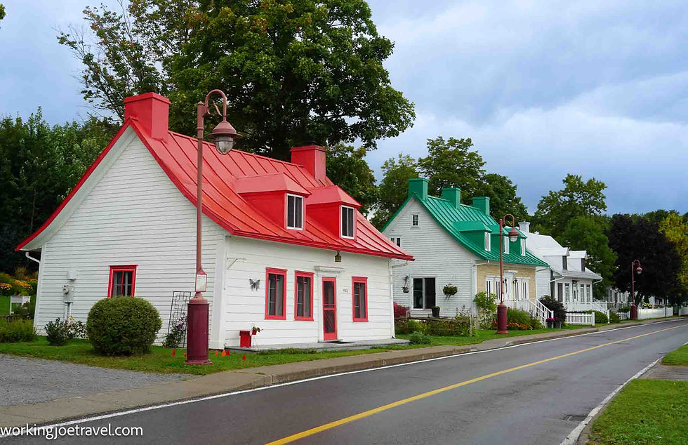 Houses in Saint Jean on the Ile d'Orlean | Quebec City Attractions
