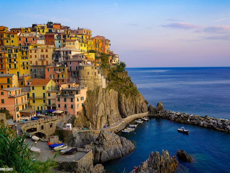 Manarola Italy in the Cinque Terre National Park