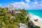 El Castillo atop Tulum Beach | Tulum Mayan Ruins, Riviera Maya, Mexico