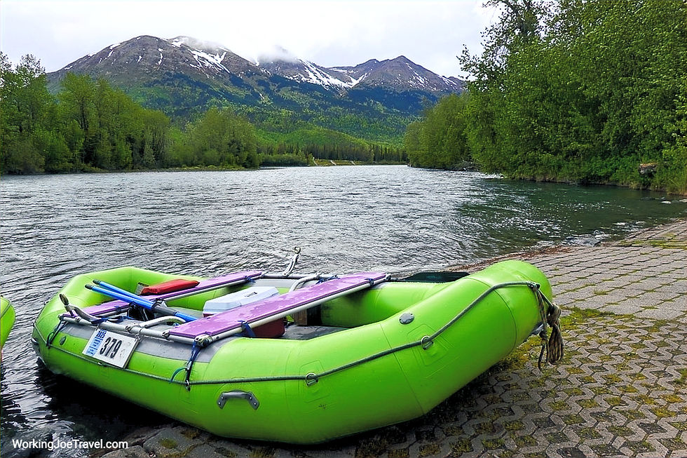 River Float Raft, Alaska USA