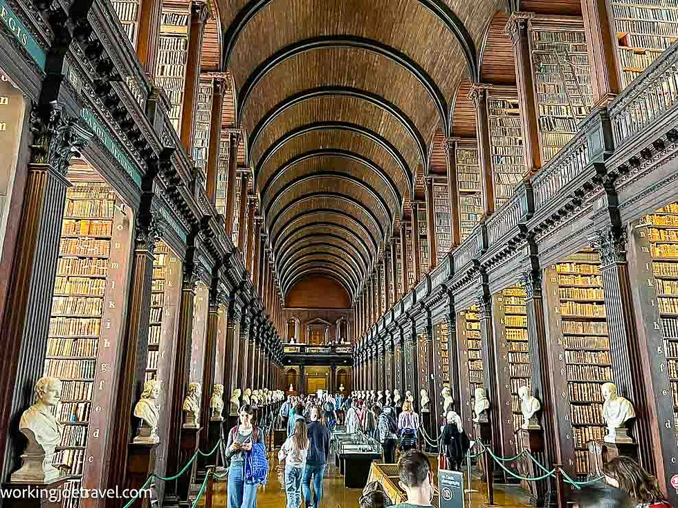 Long Library - Book of Kells Experience | What to do in Dublin Ireland