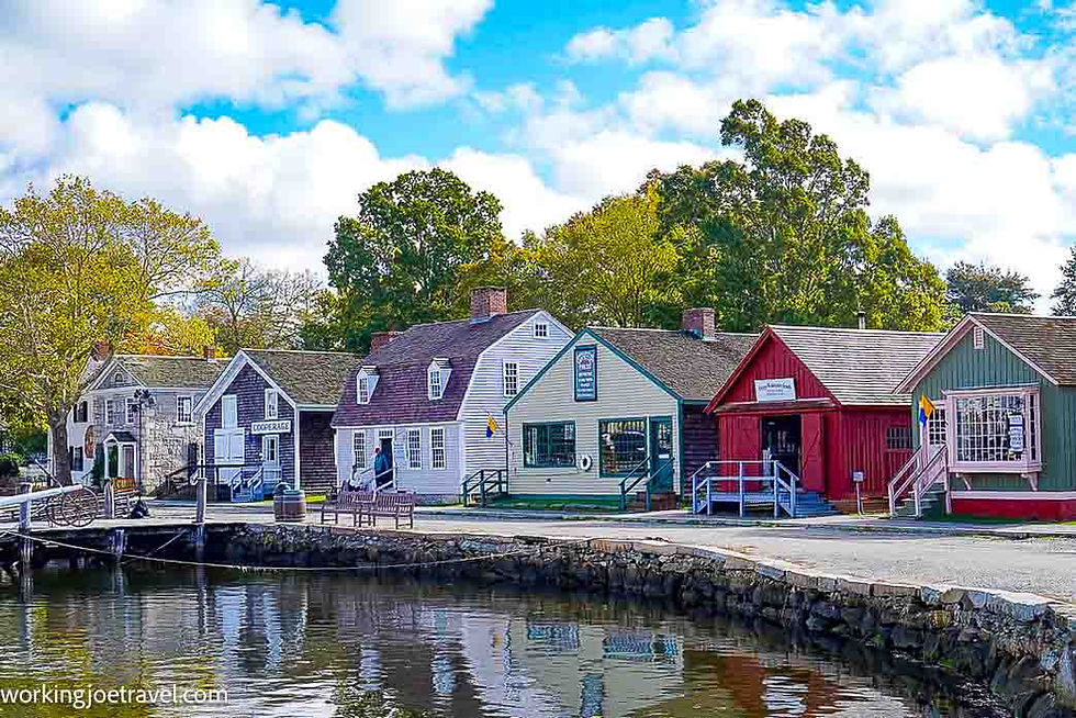 Mystic Seaport Village on the Mystic Seaport. Things to do in Mystic CT