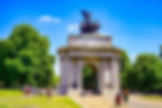 The Wellington Arch as seen on a London free walking tour in South Kensington.