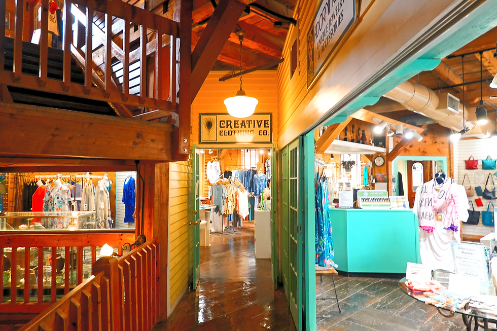 Shopping at Mills Falls Marketplace, Meredith NH