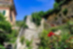 Spring Flowers in Bloom in Portovenere Italy on the Italian Riviera.