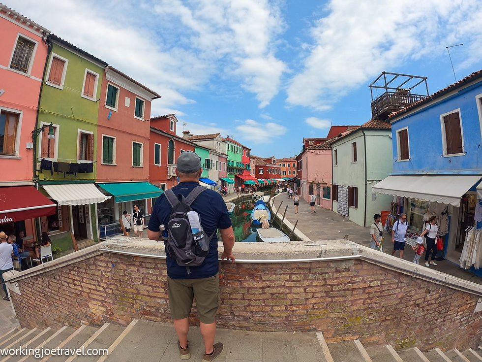 Sightseeing from a Bridge on Burano Island | Things to do in Burano Italy