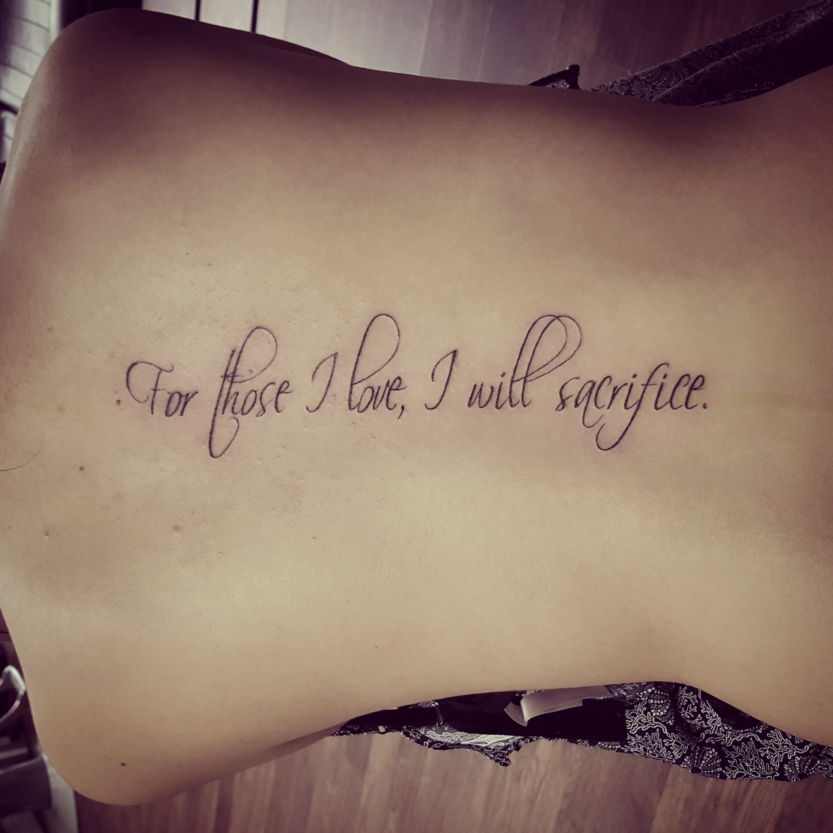 For those I love