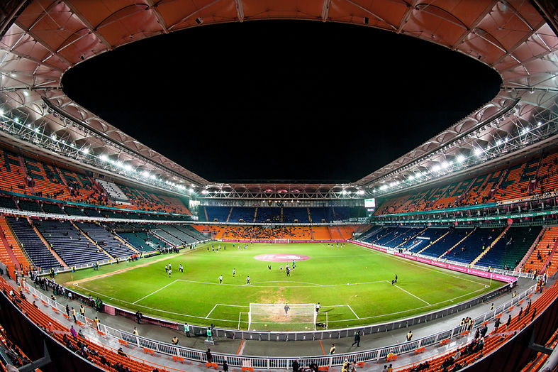 Estadio de fútbol abierto