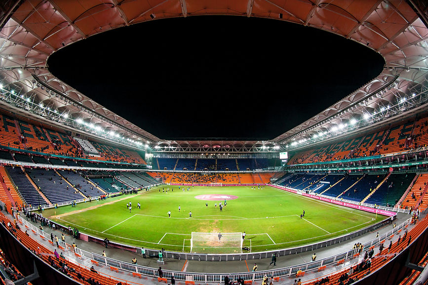 Estadio de fútbol abierto
