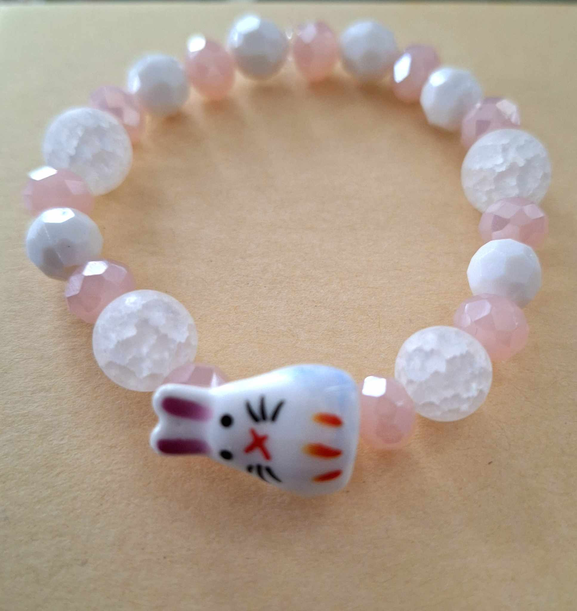 Easter Bunny Beaded Bracelets