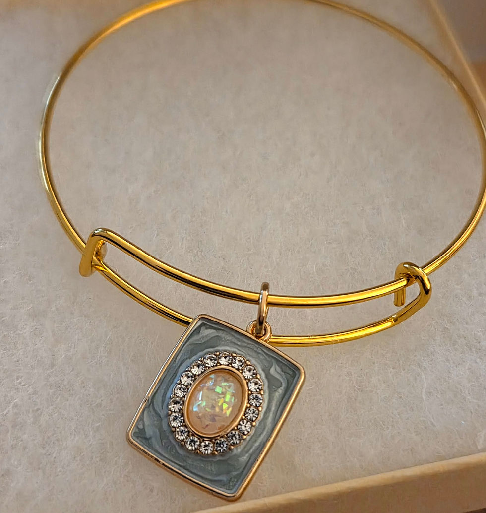 Thumbnail: Bauble Glow Charm Bangle Bracelets