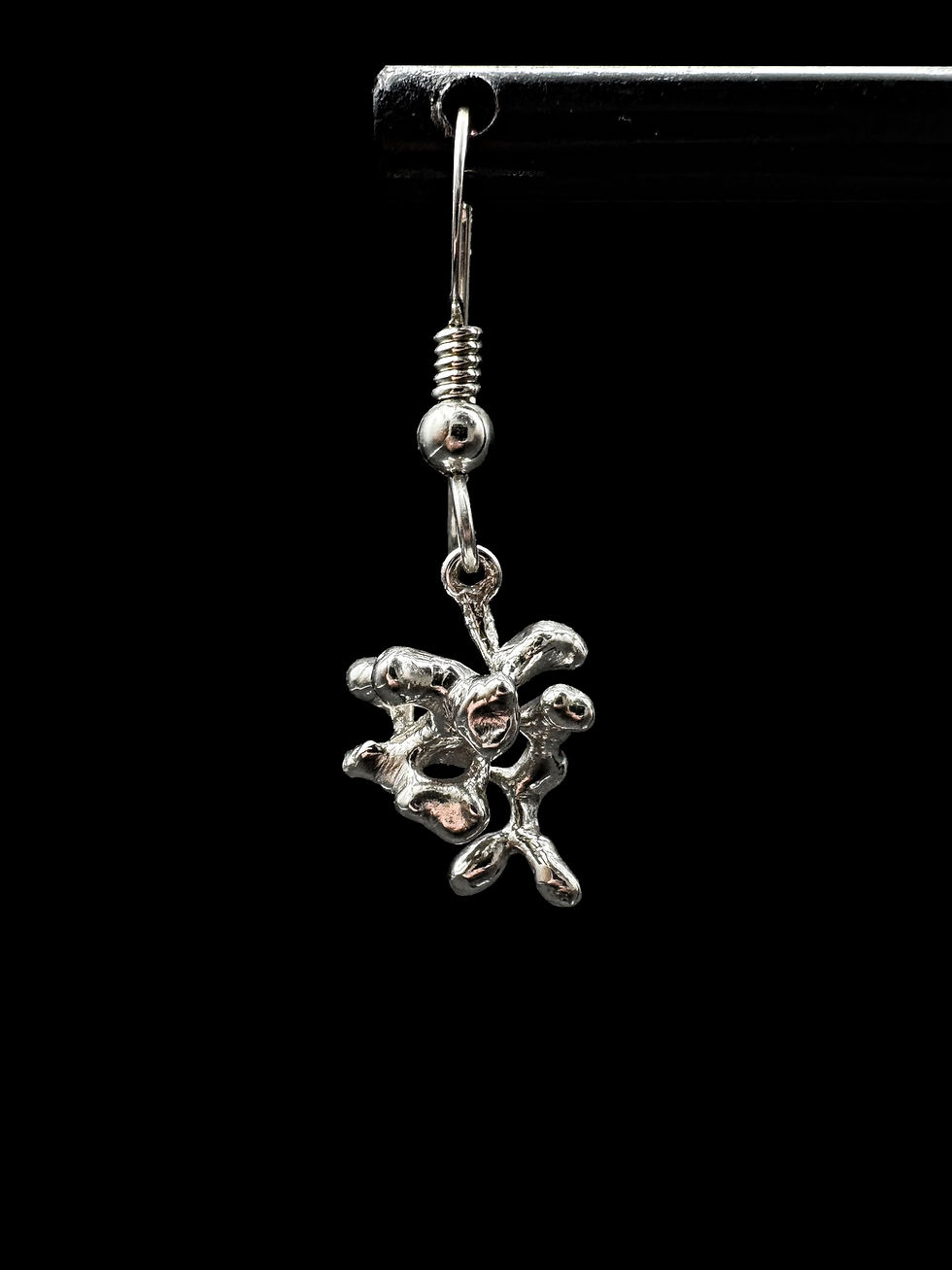 Thumbnail: Silver Rice Cast Earrings