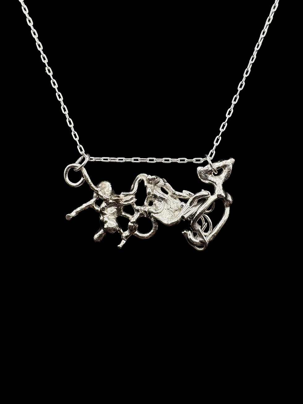 Thumbnail: Recycled Sterling Silver Pendant II