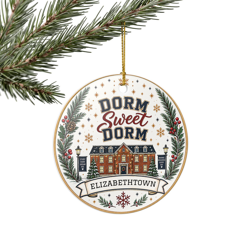 Thumbnail: Christmas gift for college students.  festive dorm decoration for campus