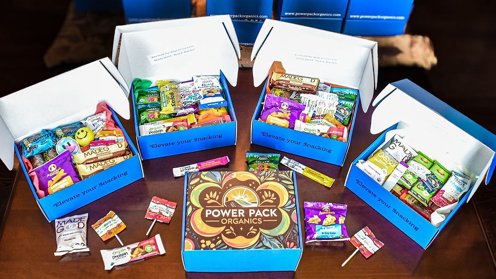 variety of snack box options