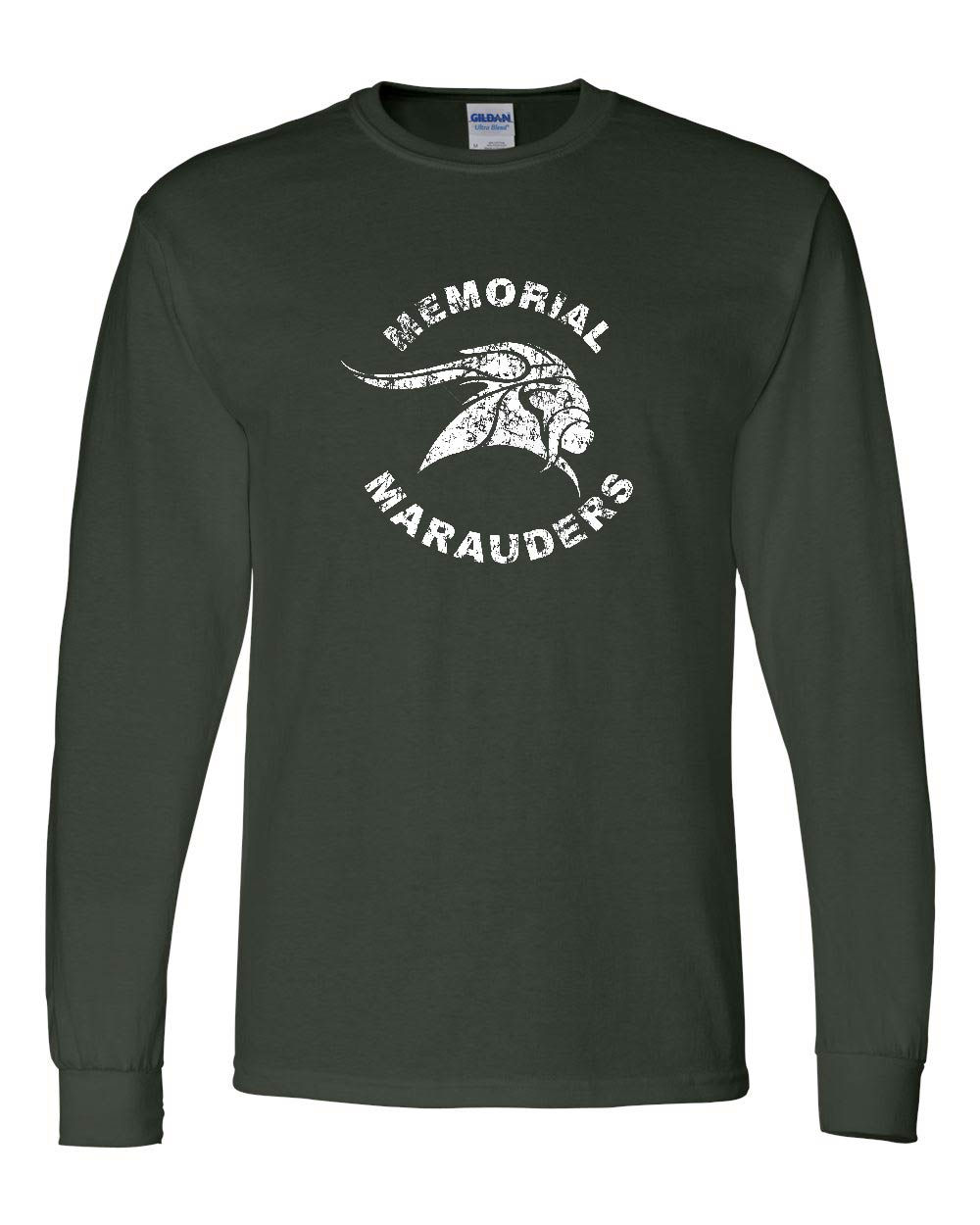Dry Blend Long Sleeve Shirt - Distressed Viking Logo