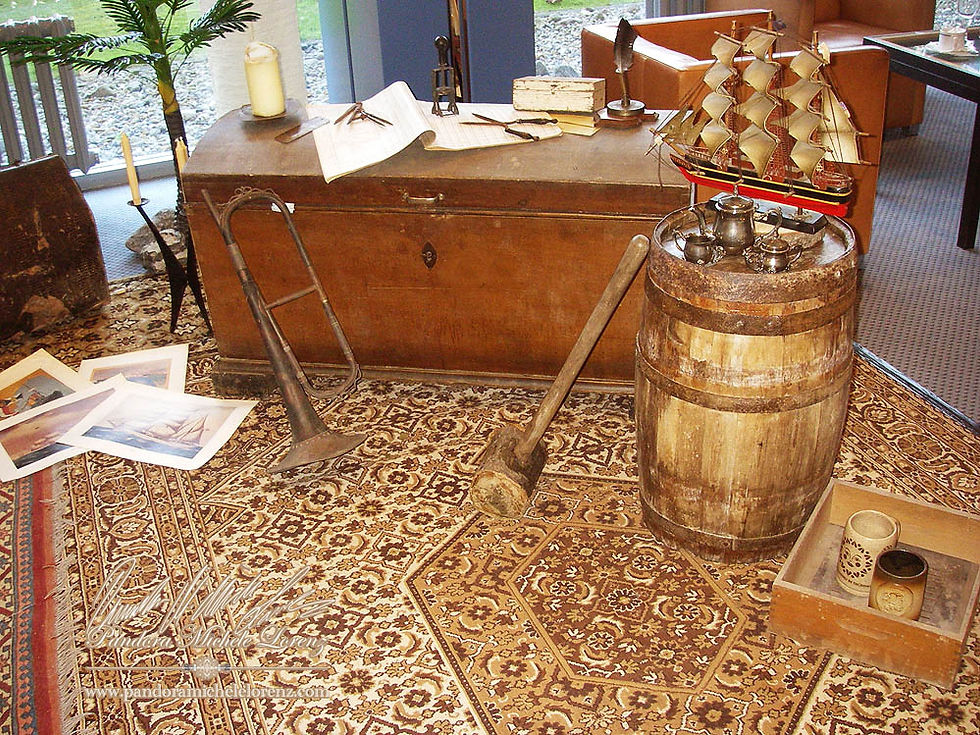 Miniaturbild: 20 m² Themeninsel - Antike Piraten Kapitänskajüte