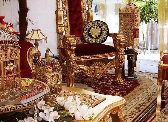 Tische Venezianischer Luxus Barock Tisch Vergoldet Pml Rental