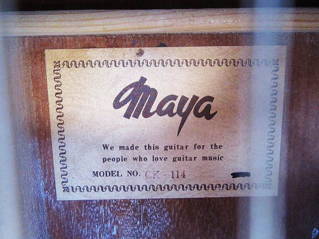 Miniaturbild: Akustikgitarre Modell CK 114 Marke Maya