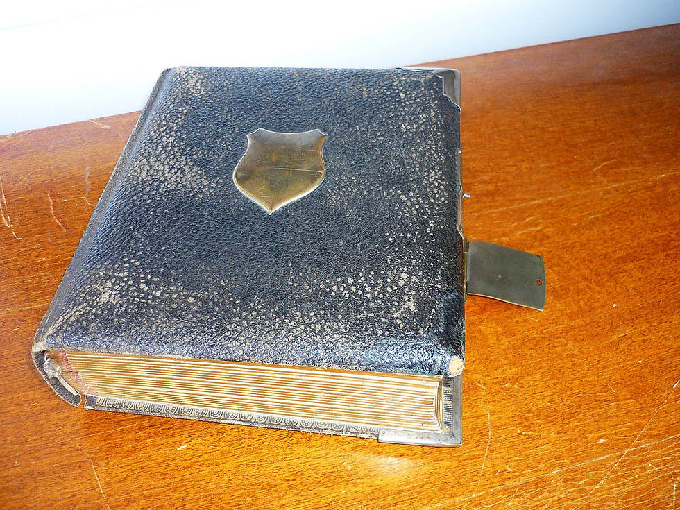 Miniaturbild: Original antikes Fotoalbum