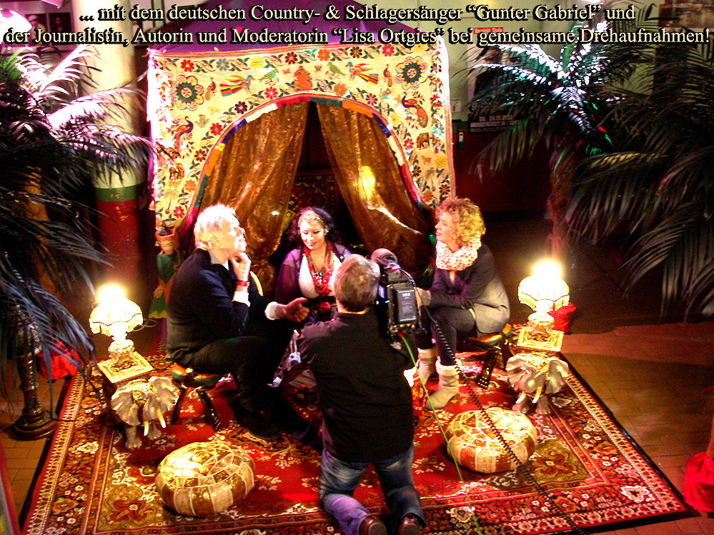 Wahrsagerzelt - komplett dekoriert