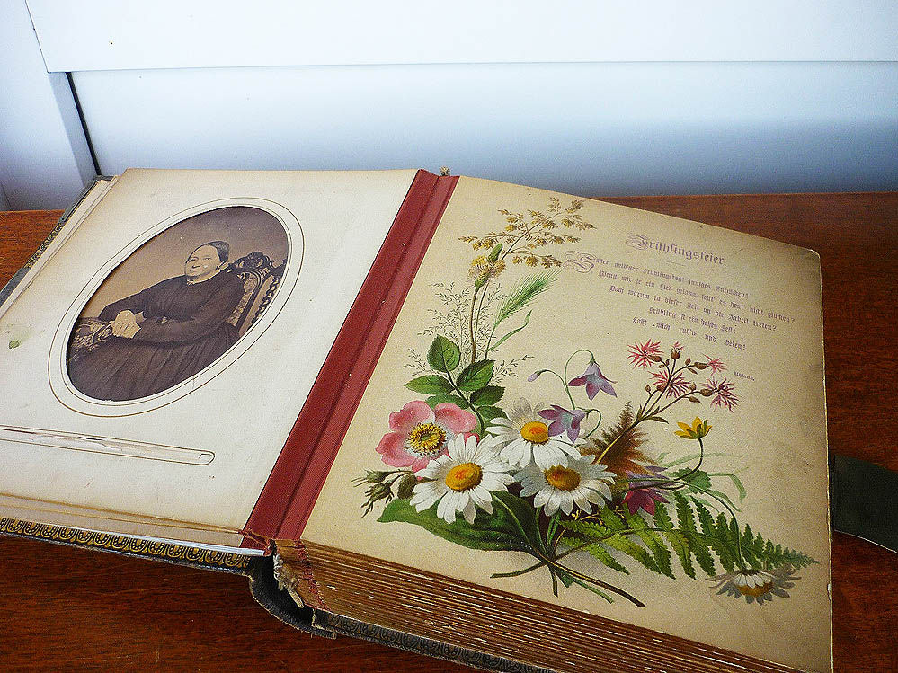 Original antikes Fotoalbum